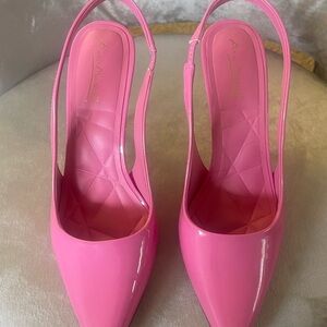 Pink Patent Pumps
